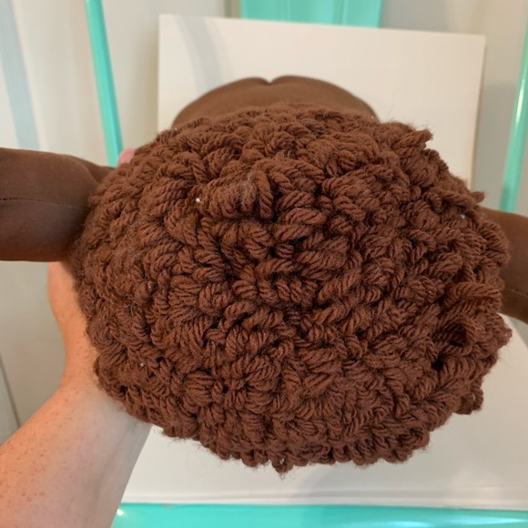 Vintage 80’s 22 inch Soft Sculpture Handmade African American Doll - Picture 7 of 7